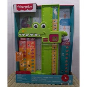 NIB Fisher-Price Adding Alligator Educational Toy With 10 Stacking Blocks Age 3+